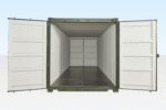 20 Fuß x 8 Fuß Tunnelcontainer (Doppelendtür) 1. Fahrt – Bild 3
