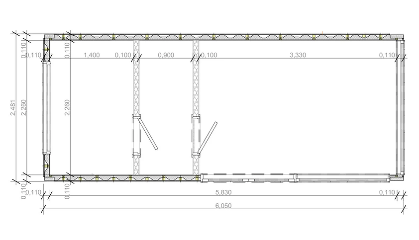 7 Saunakabine V6 Versandcontainer – Bild 7